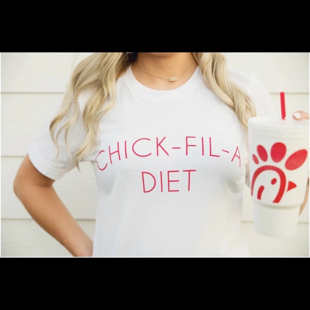 Bella-Canvas Chick-Fil-A Diet Shirt size M